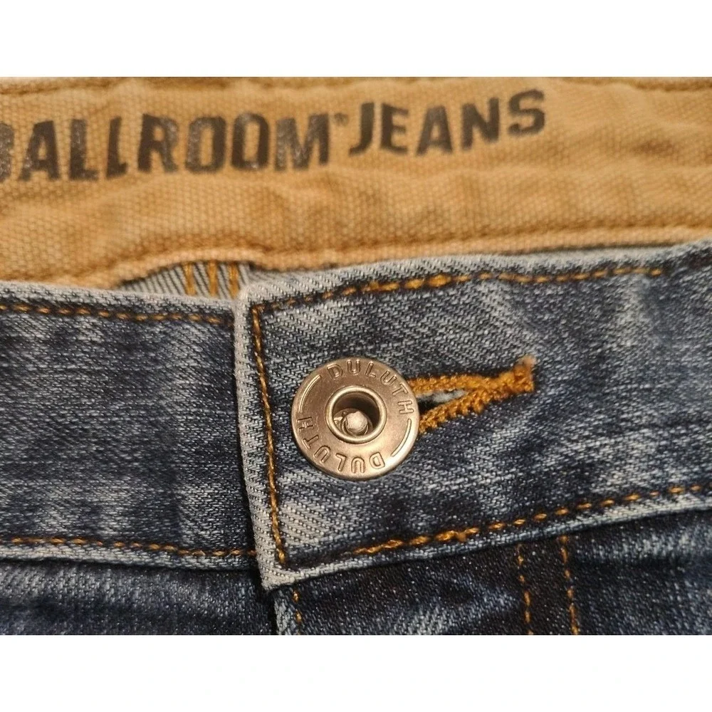 Duluth Trading Company‎ Flex Ballroom Jeans Mens 46x30* Blue Relaxed Fit